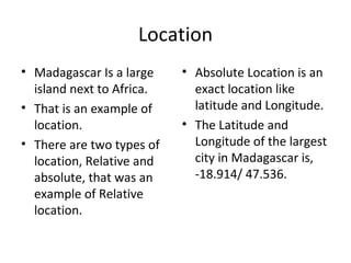 place 5 themes of geography examples