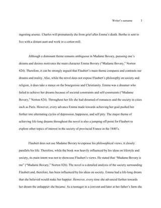 Реферат: Madame Bovary Essay Research Paper 2