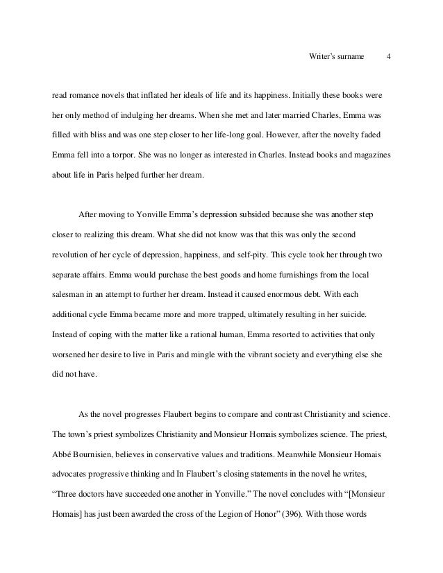 Реферат: Madame Bovary Essay Research Paper 2