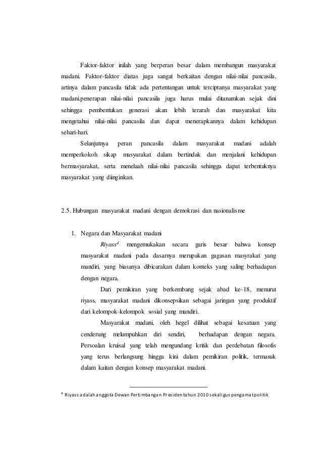 Makalah Masyarakat Madani