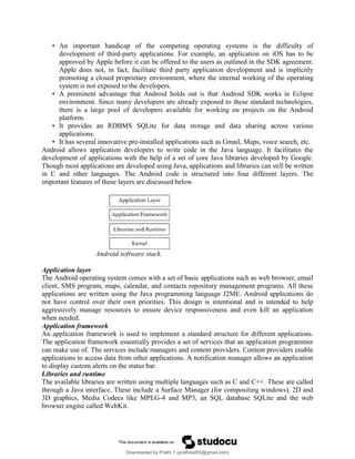 Mad annauniversity unit 1.pdf mobile application development | PDF