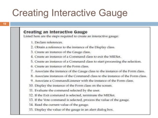 Creating Interactive Gauge
19
 