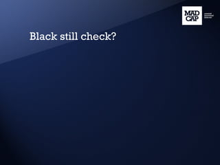 Black still check? 