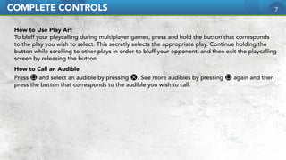 EA Sports Madden NFL 12 Game Manual