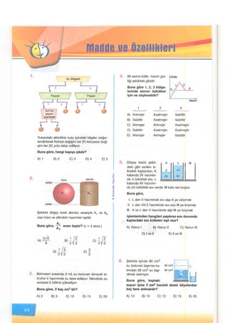 Maddeve özellikleri