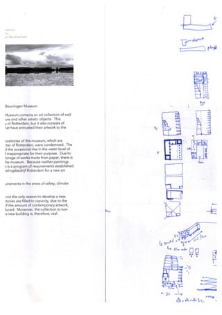 Materialization and design development mueseum and depot Rotterdam