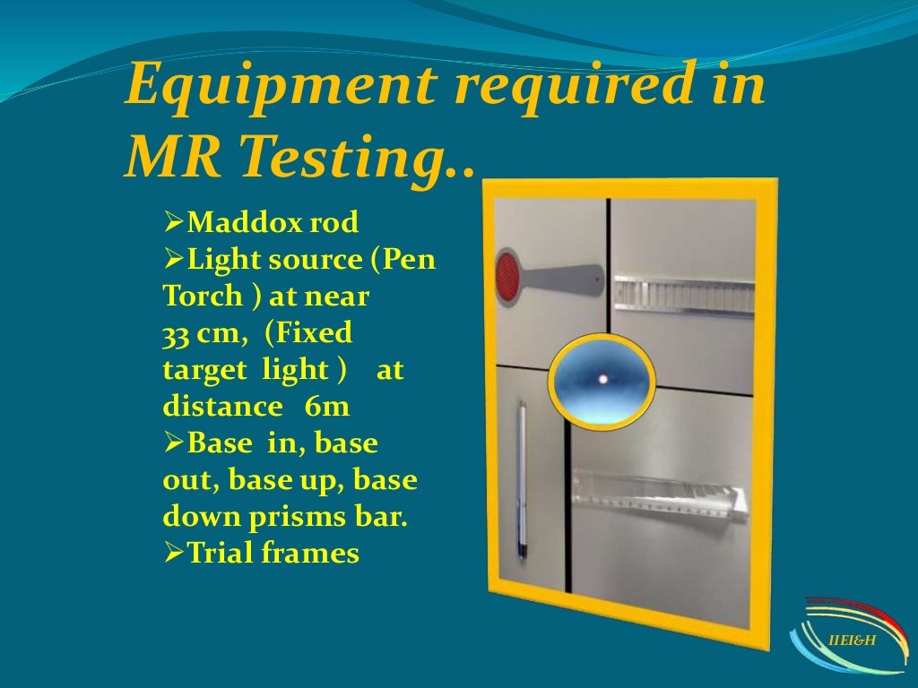 Maddox Rod test