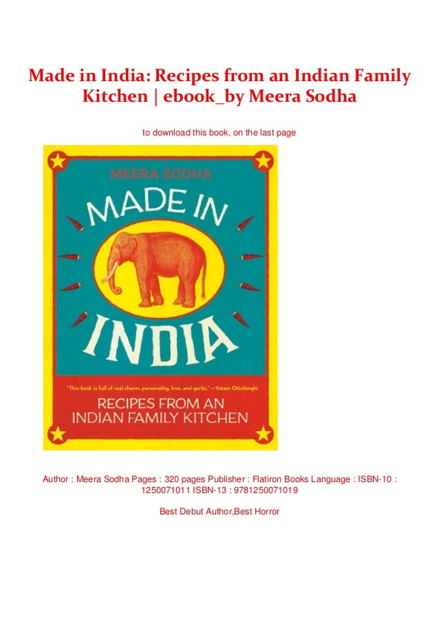 Made in India Recipes from an Indian Family Kitchen ebook_by Meera Sodha
