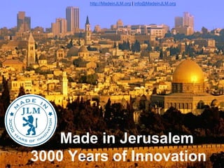 Some Recent Jerusalem Tech Exits
$438m $346m $230m $85m
IPO ~$10 Billion $5 Billion $500 Million $400 Million
 