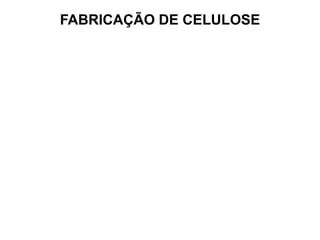 FABRICAÇÃO DE CELULOSE

 