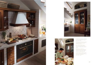 La cappa camino, il piano cottura, il forno e gli
     altri elementi tradizionali della cucina diventano
     tutti protagonisti con le strutture e i piani in
     Decorceramica “Amalfi”.

     The chimney hood, the hob, the oven and the
     other traditional kitchen features become true
     design items with structures and tops in
     "Amalfi" Decorceramica.

     La hotte cheminée, le plan de cuisson,
     le four et les autres éléments traditionnels
     deviennent les protagonistes de la cuisine avec
     les structures et les plans en Decorceramica
     “Amalfi”.

     Die Kaminhaube, das Kochfeld, der
     Einbauherd und die anderen traditionellen
     Küchenelemente werden mit den Strukturen
     und Flächen von Decorceramica “Amalfi”
     wirkungsvoll in den Blickpunkt gerückt.

     La campana chimenea, el plano de cocción, el
     horno y los restantes elementos tradicionales
     de la cocina se convierten en protagonistas con
     las estructuras y las encimeras de
     Decorceramica “Amalfi”.




22                                                        23
 