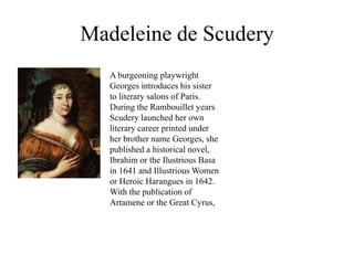 Madeleine de scudery | PPT