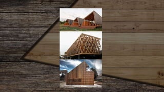 VERSATIL CON AMPLIA GAMA
DE ESPECIES
LIGERA Y RESISTENTE
Teatro Gayarre, Pamplona,
Navarra.
El Metropol Parasol, Plaza de la
Encarnación, Sevilla. Jürgen
Mayer.
PROPIEDADES ACUSTICAS
Casa Connecticut, USA. Arquitectos:
Bridge House /Joeb Moore
PROPIEDADES TERMICAS
 