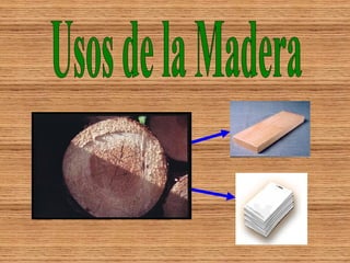 Usos de la Madera 