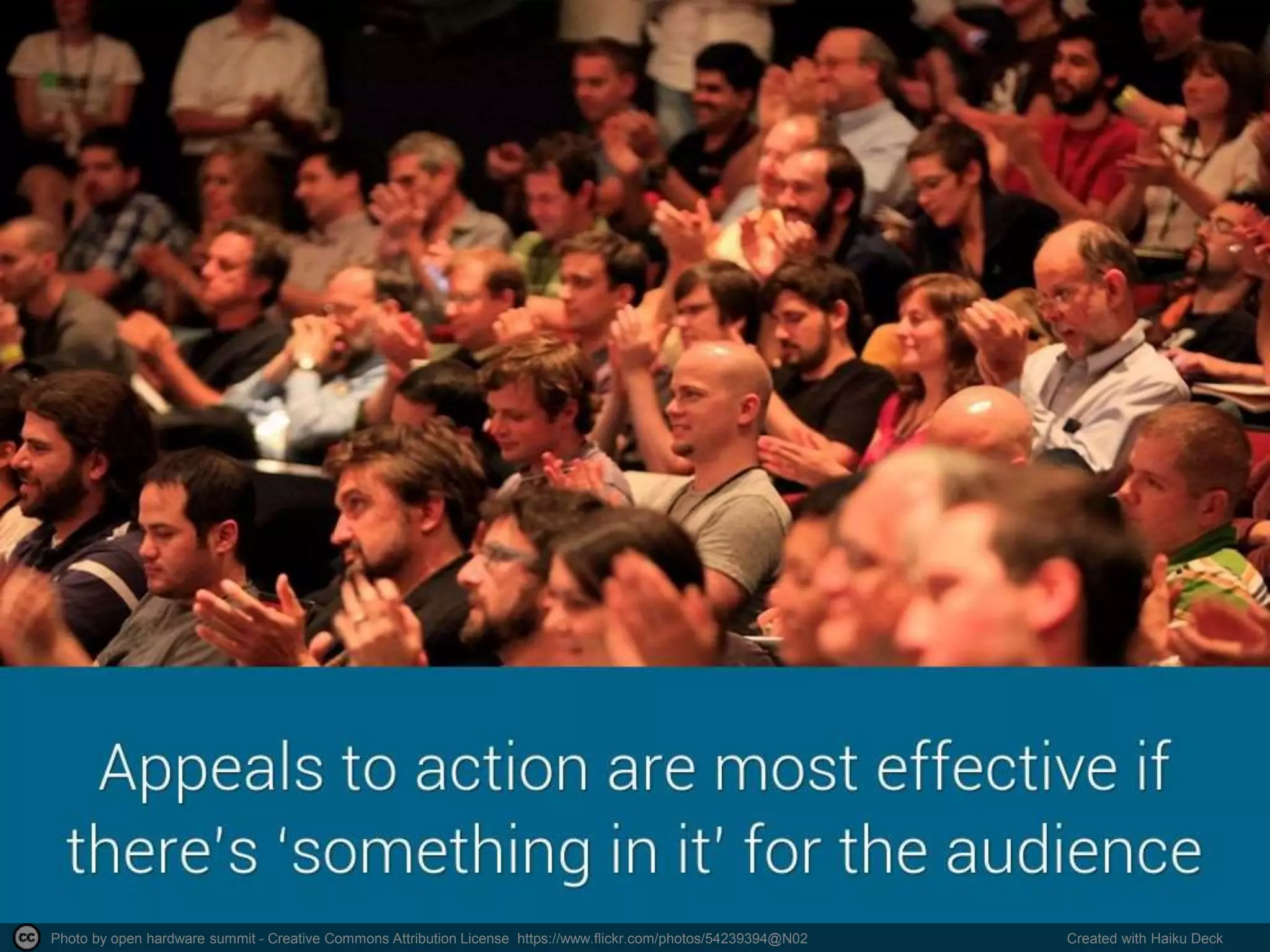 Photo by open hardware summit - Creative Commons Attribution License https://www.flickr.com/photos/54239394@N02 Created with Haiku Deck
 