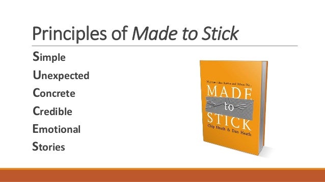 made to stick made to stick