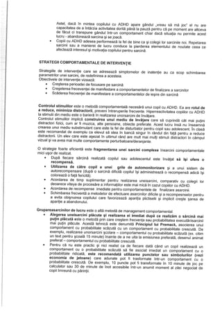Interventii ADHD