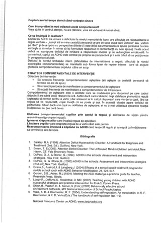 Interventii ADHD