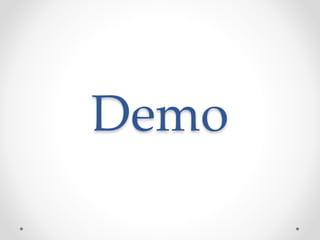 Demo
 