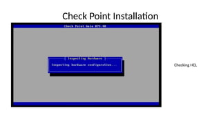 basic interduction of checkpoint and firewall types and implement | PPTX