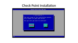 basic interduction of checkpoint and firewall types and implement | PPTX