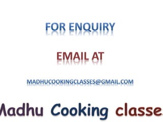 Madhu cooking classes
