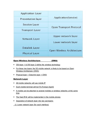 5G NETWORK AND INTERNET OF THINGS doc | DOCX