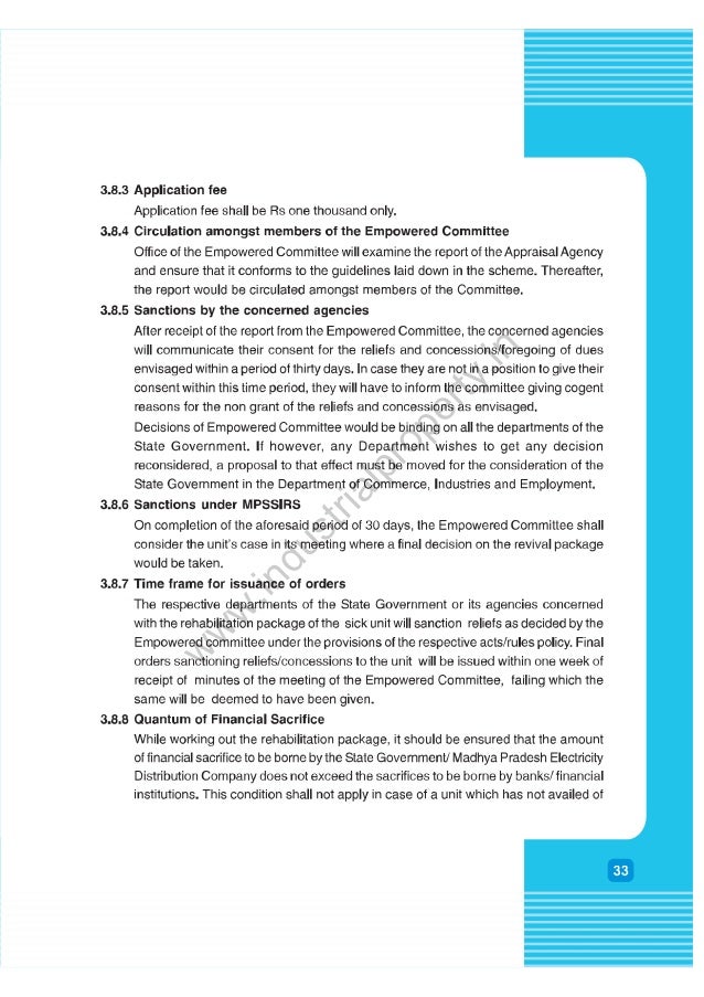 Madhya pradesh industrial promotion policy 2010