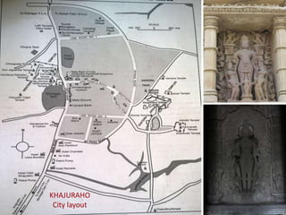 KHAJURAHO
City layout
 