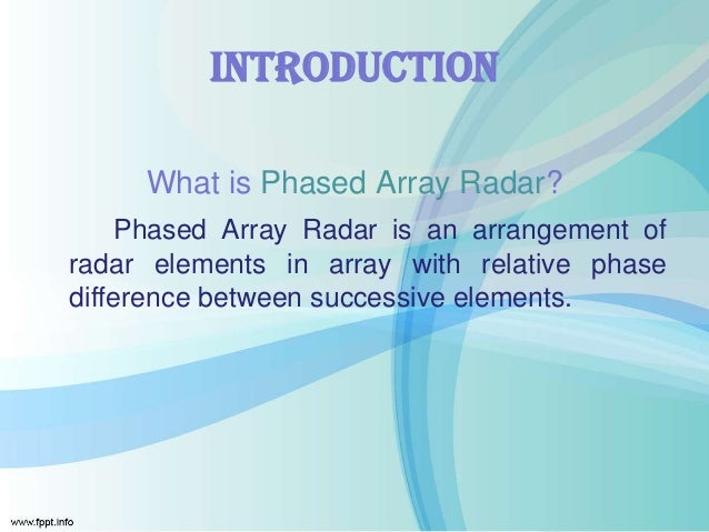 multi mission phased array radar phased array radars