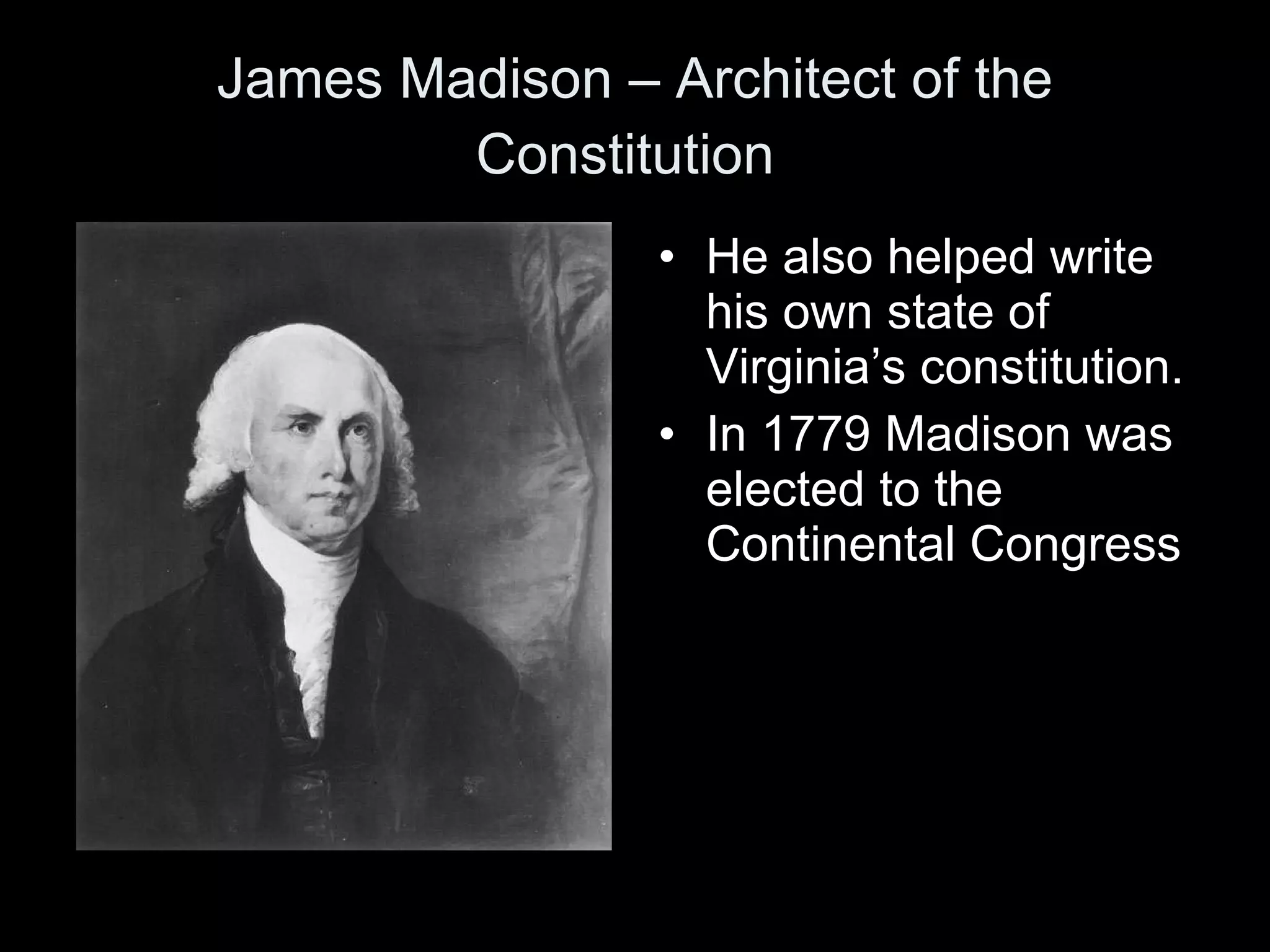 Madison Architect Of The Constitution PPT(01)