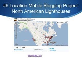 #4 PhotoPosting Project: Cell Phones & Facebook to Document Everyday CulturePsychology teacher in Michigan has students document everyday cultural experiences with cell phone and sends them to class Facebook account.Web link:Protected in Facebook