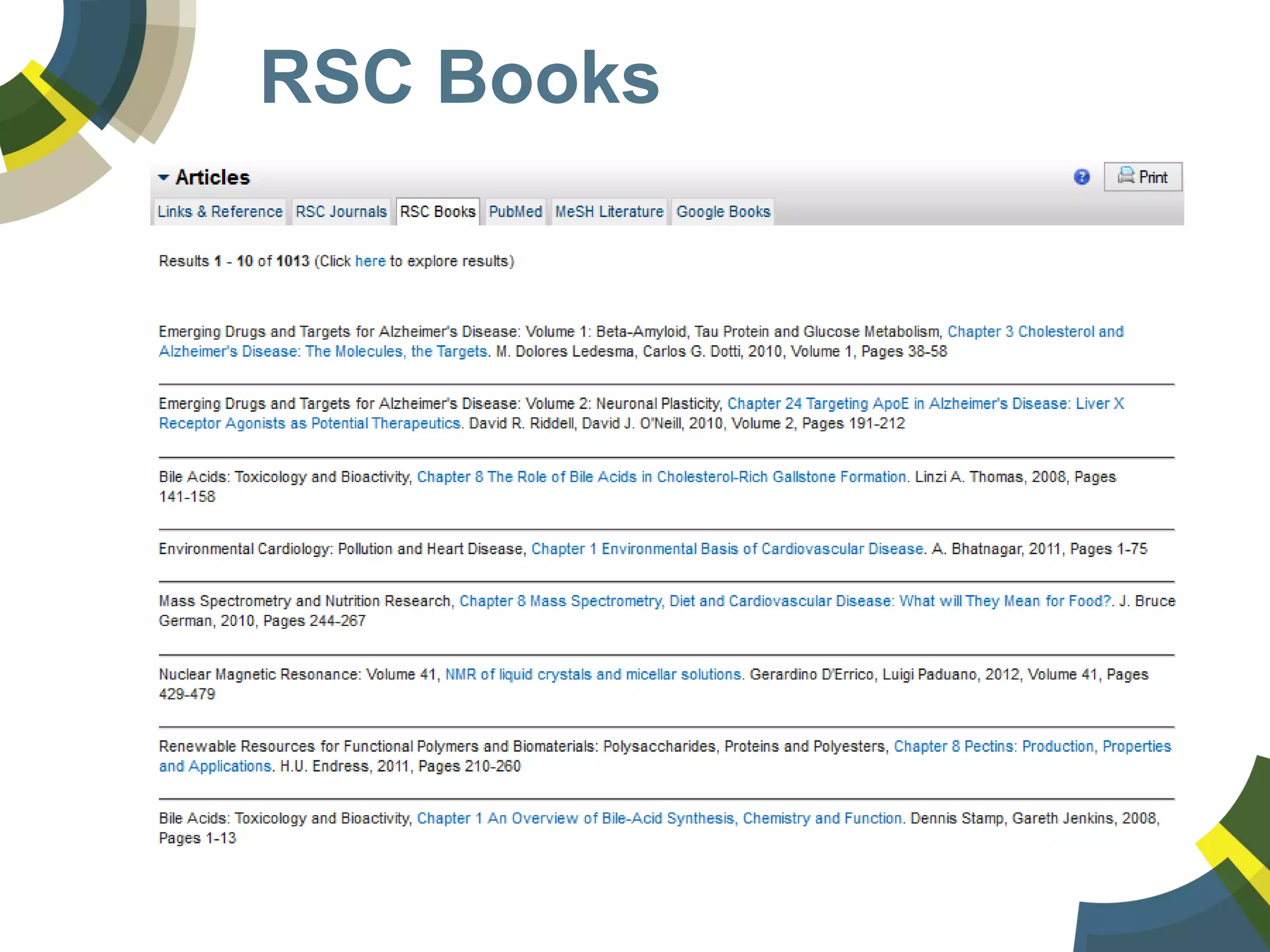 RSC Books
 