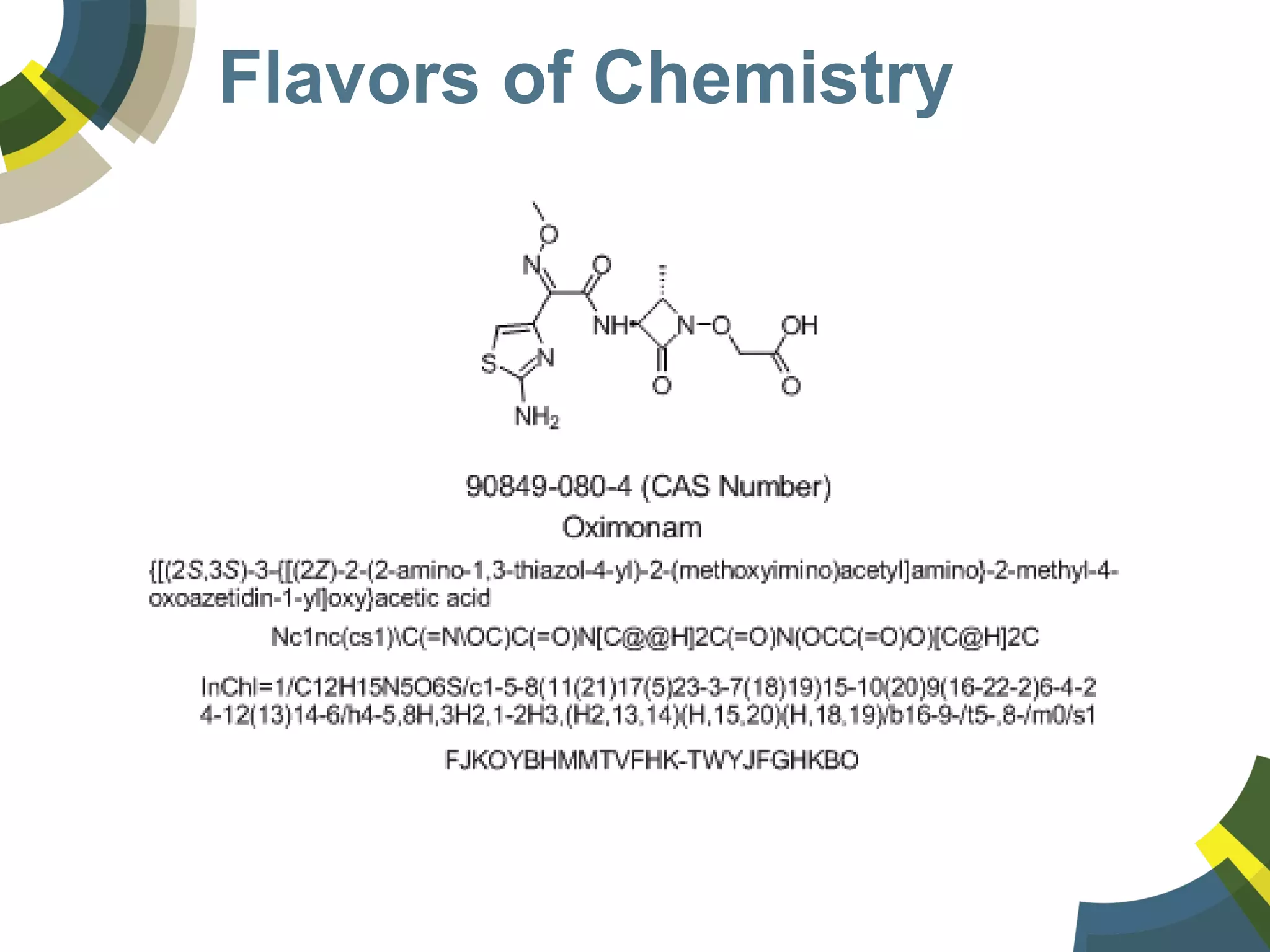 Flavors of Chemistry
 