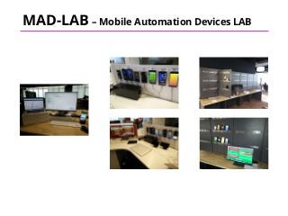 MAD-LAB – Mobile Automation Devices LAB
 