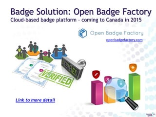 Madison College
Badging non-credited Continuing Education
madisoncollege.edu/badges
Strategic Objective:
Creation and prom...