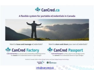 info@cancred.ca
 