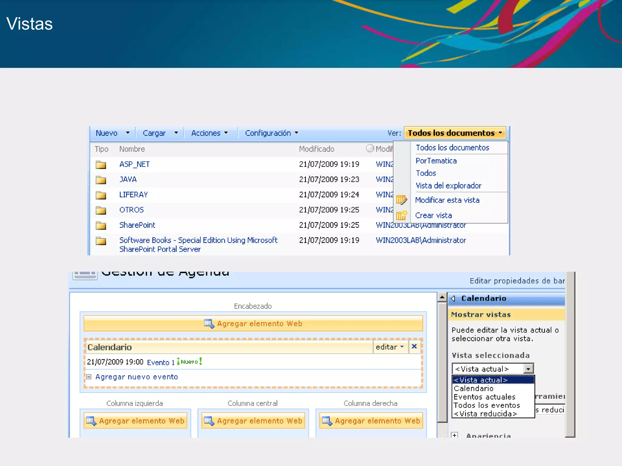 SharePoint dos visiones diferentes: Usuario vs DesarrolladorPara el Desarrollador SharePoint es:unframework para construir aplicaciones ( CompositeApplications)