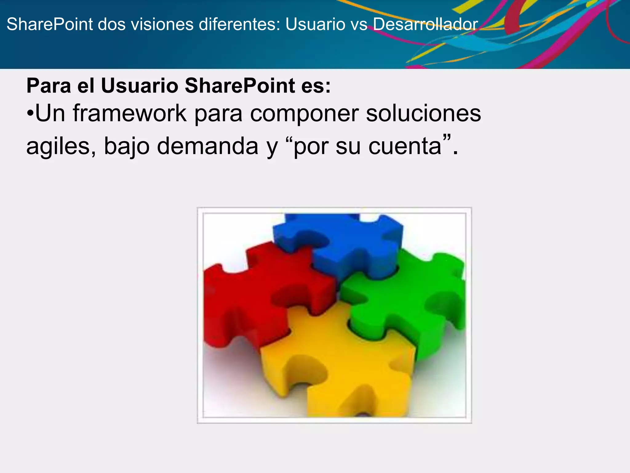 Elementos para componer soluciones: