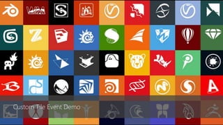 Custom Tile Event Demo
 