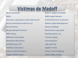 Obtención de beneficios financieros que no están bien documentados.