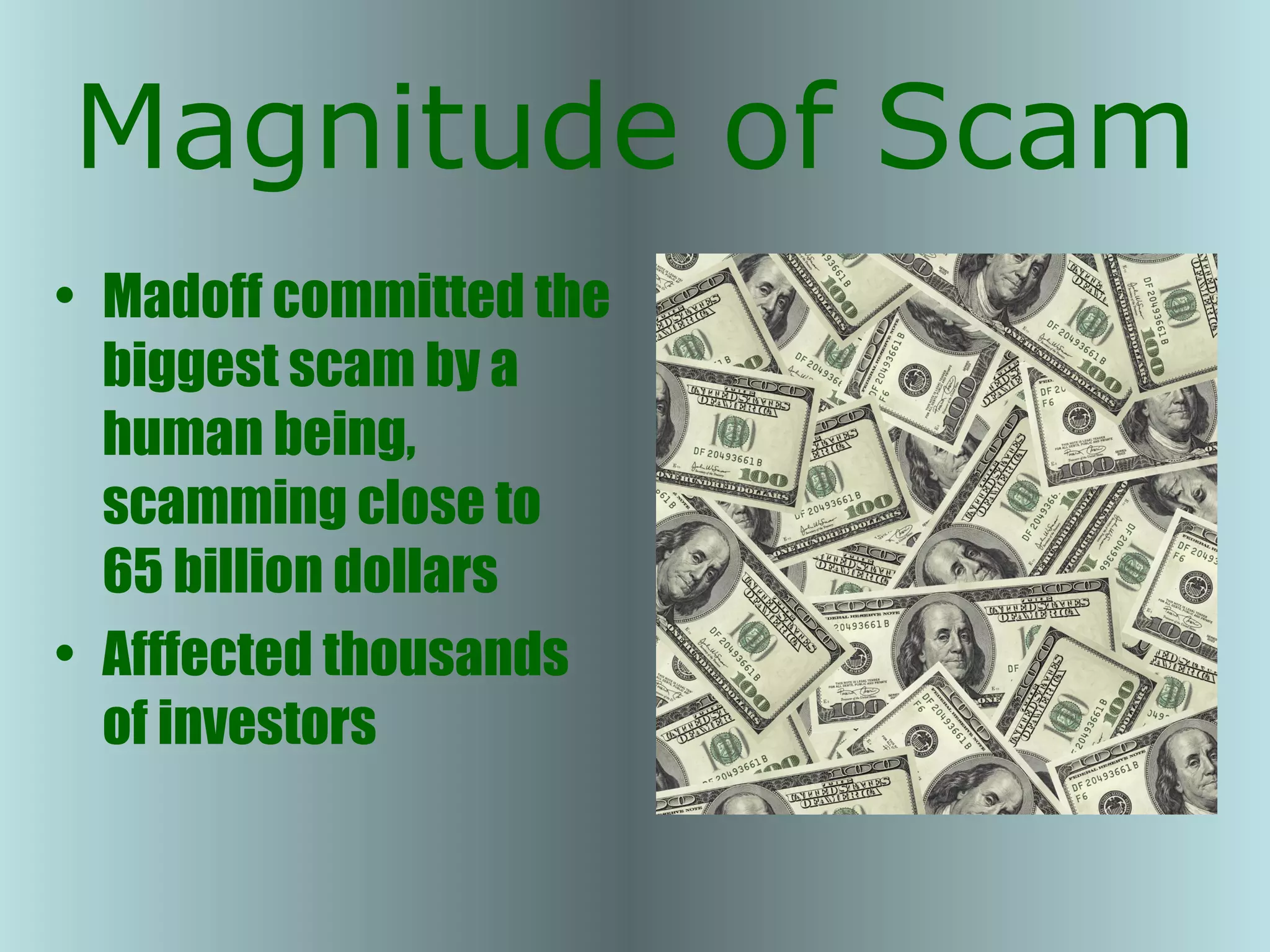 Madoff Investment Scandal PPT