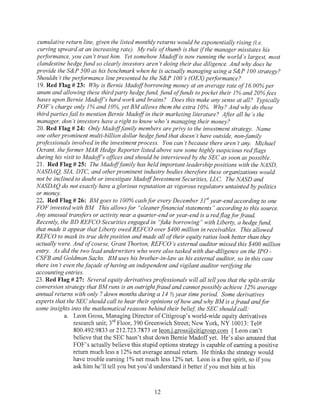 Markopolos Madoff Complaint