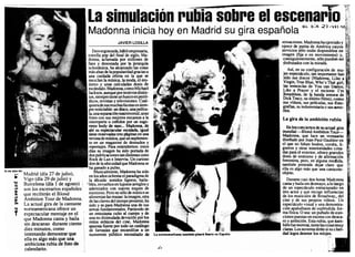Madonna. Dos recortes (1990 y 1998)