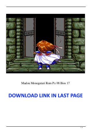 Madou Monogatari Rom Pc 98 Bios 17 Madou Monogatari Rom Pc 98 Bios 17
