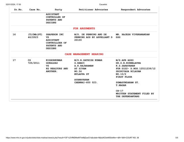 madras-high-court-cause-list-dated-03-01-2024-pdf