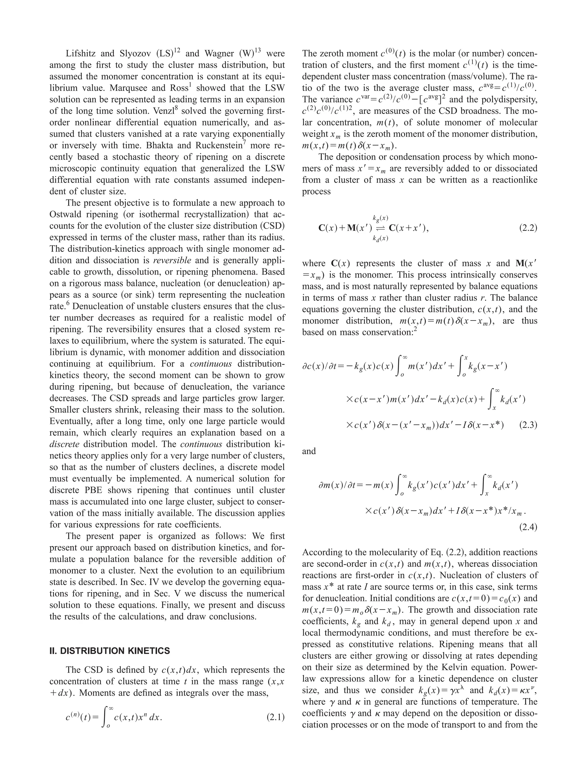 madras & mccoy paper on population balance model.pdf