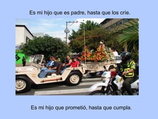 Mi hijo que se enamora, hasta que se case. Mi hijo que se casa, hasta que conviva.