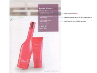 Precio normal $305 sola
Fragancia especial para el día de la madre GRATIS
Diseño especial para el día de la madre
 