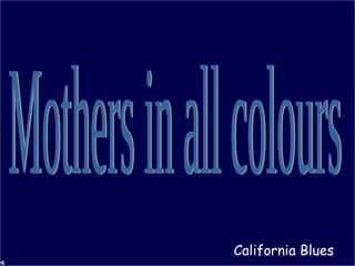 Mothers in all colours California Blues 